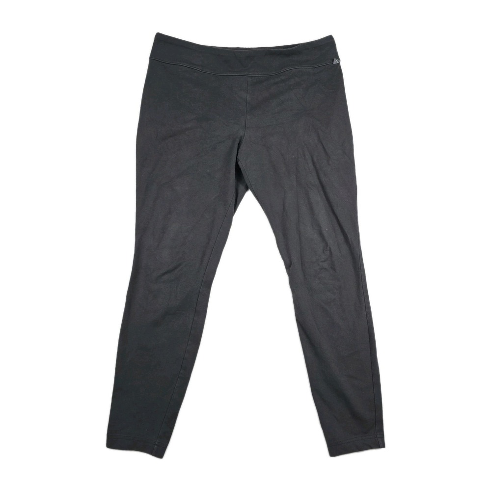 Eddie‎ Bauer Outdoor Leggings Women's Large Black Yoga Running Compression Faded